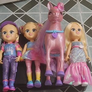 Sparkle Princess Doll and Unicorn Set